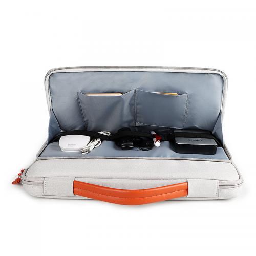 China Custom Laptop Handbags 13.3 inch 14 inch Computer Bags with Airbag Resistant 